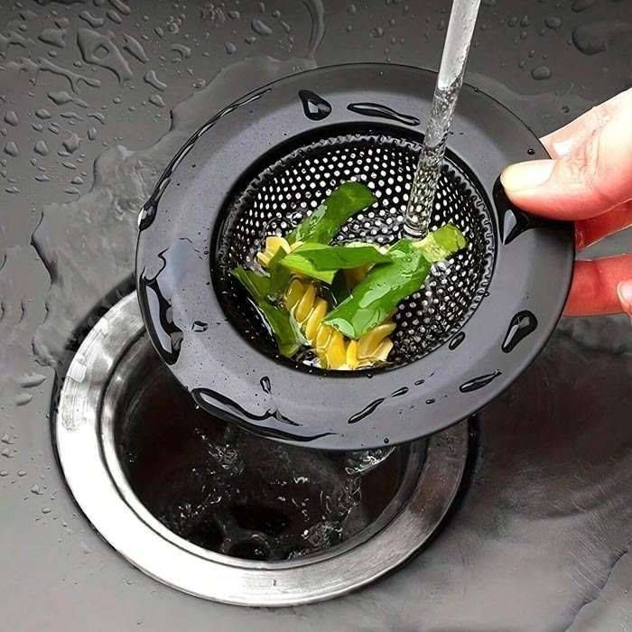صافی سینک گرد مشکی 505143