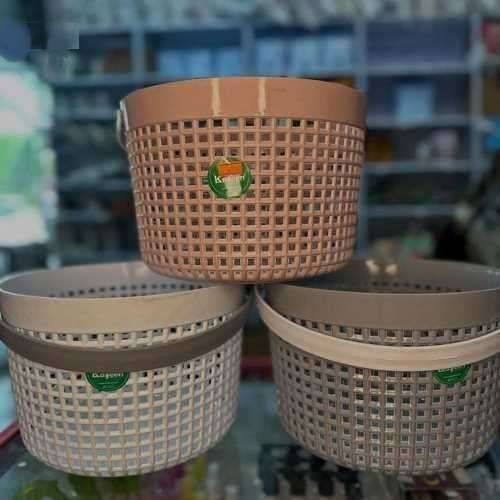 سبد گرد تک دسته تینا کاجین 505221
