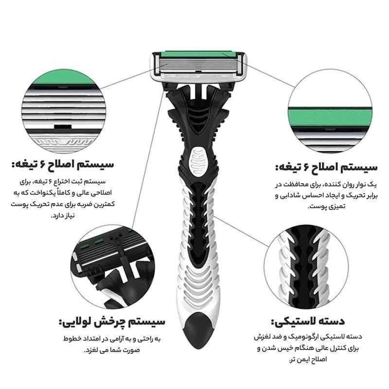 ژیلت 6تیغ دورکو 502619