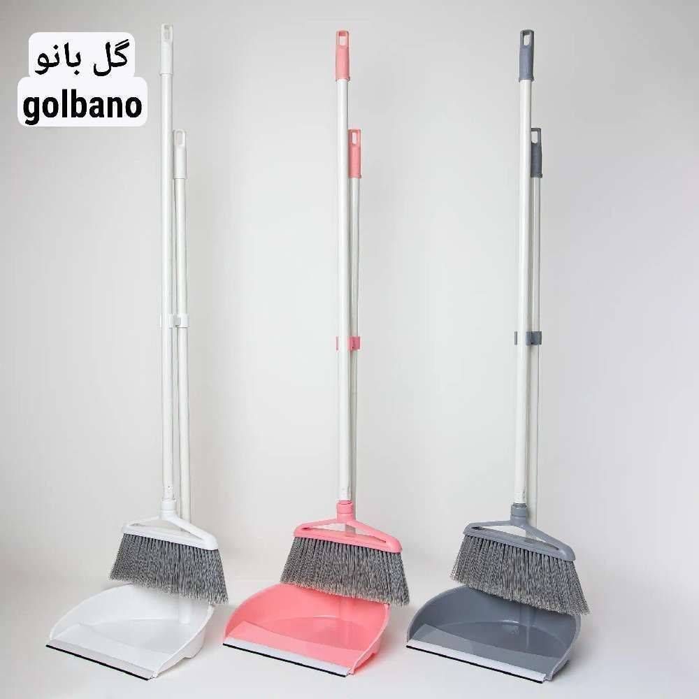 کلبه جارو خاک انداز دسته فلزی 501517