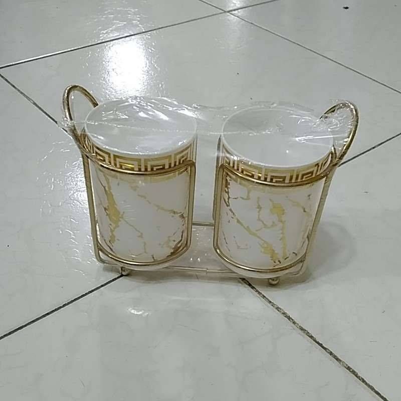 جا قاشقی دوقلو رومیزی گرد رزمن 501573